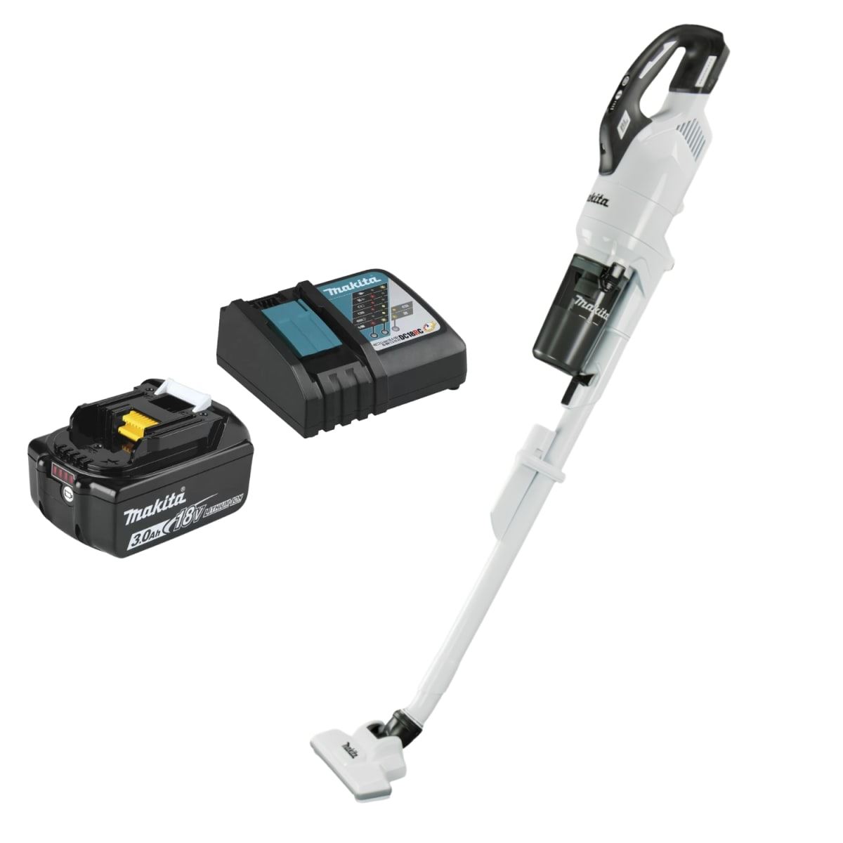 Aspiradora 18v LXT 250ml + bateria 3ah y cargador Makita